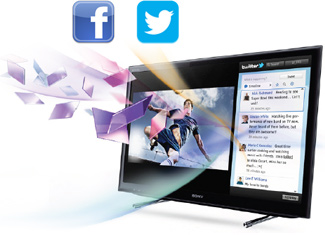 Facebook y Twitter en tu televisor