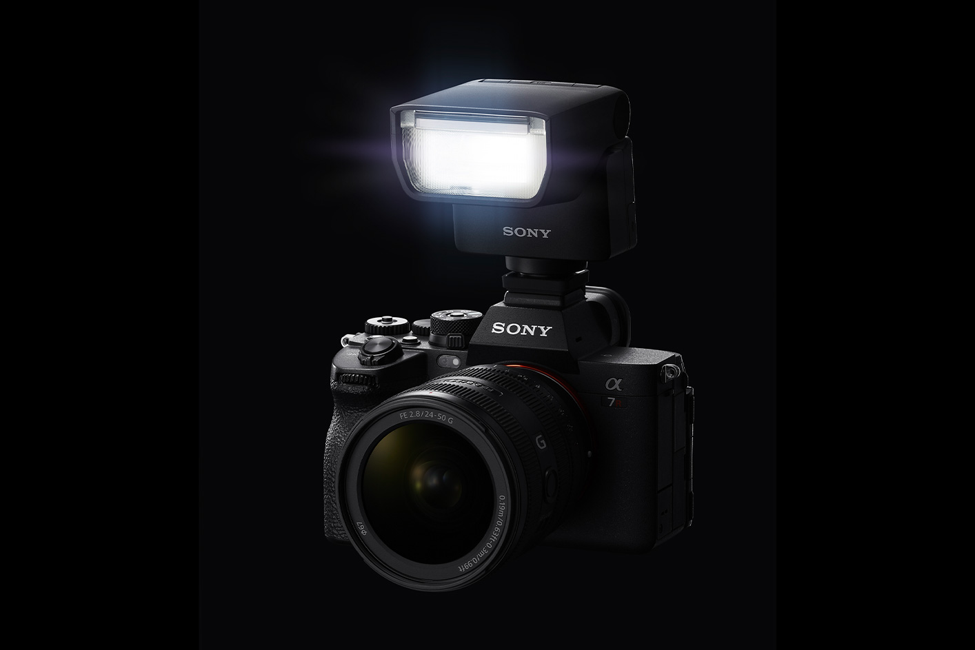 Imagen de producto de GN28 acoplado a ILCE-7M4