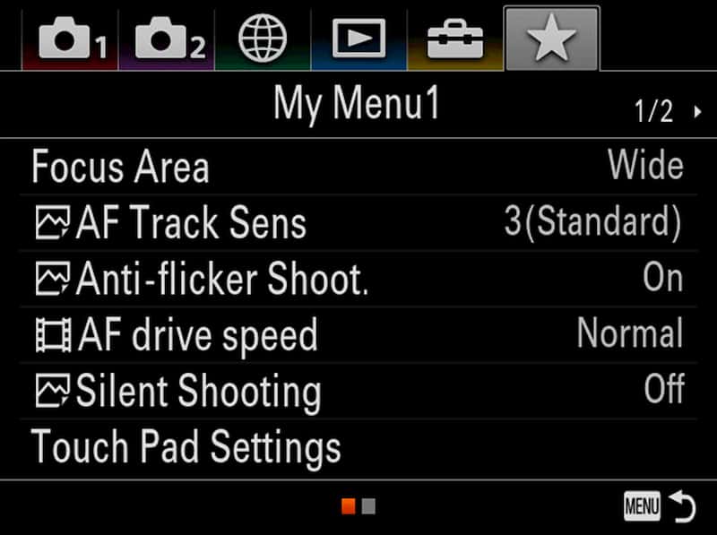 Mi menú: tus favoritos disponibles más rápidamente